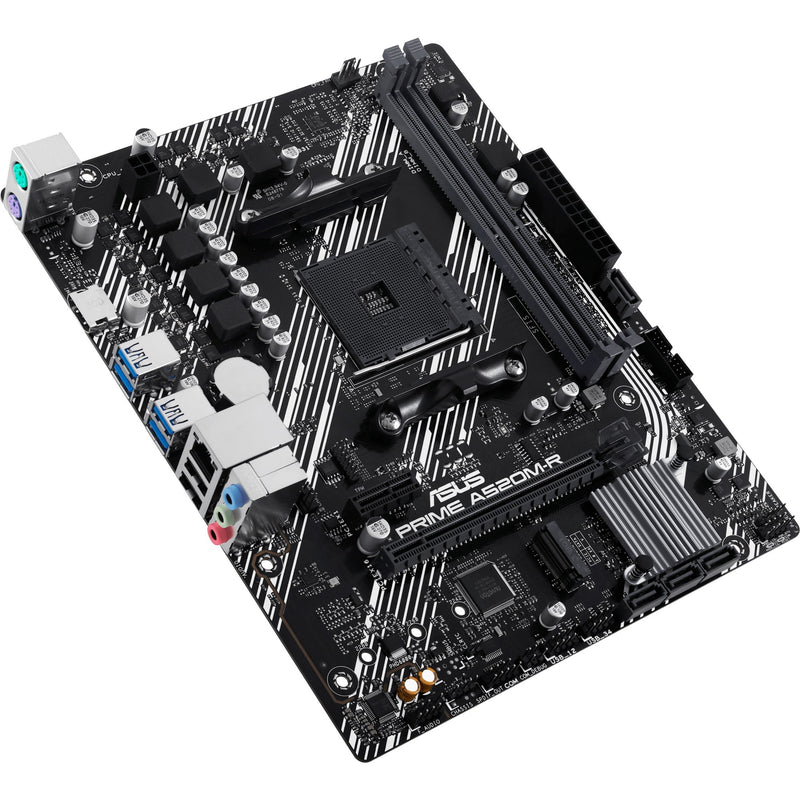 Load image into Gallery viewer, Asus prime a520m-r socket am4 moederbord (raid, gb-lan, sound, µatx)
