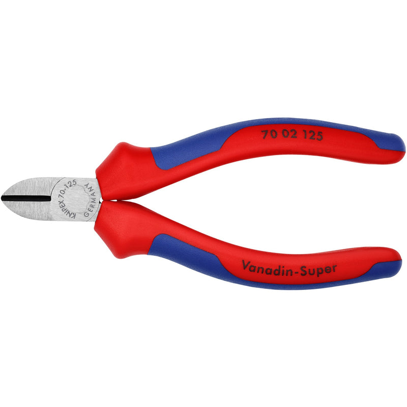 Load image into Gallery viewer, Knipex zijsnijtang 70 02 125 kniptang (rood blauw)
