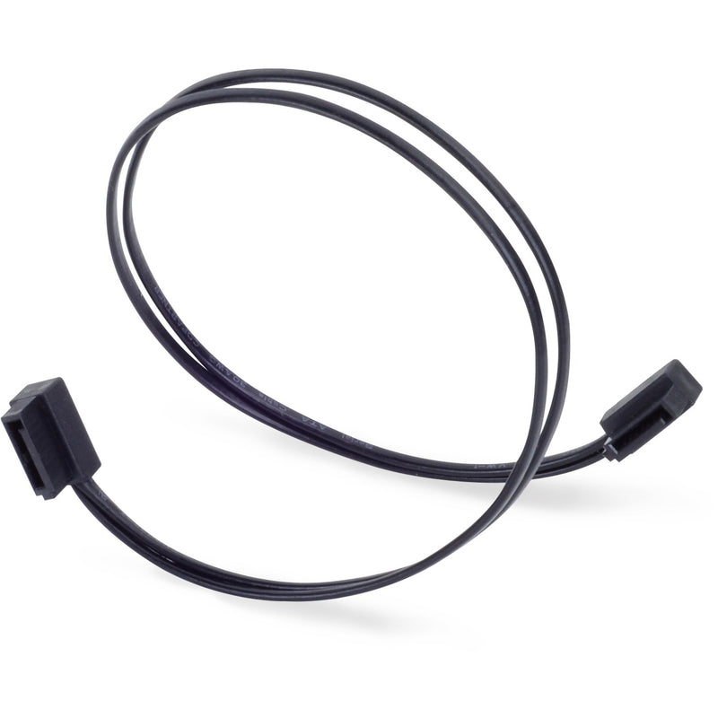 Load image into Gallery viewer, Silverstone sata iii kabel 30cm (zwart, 6gb s, low profile connector, cp11b-300)
