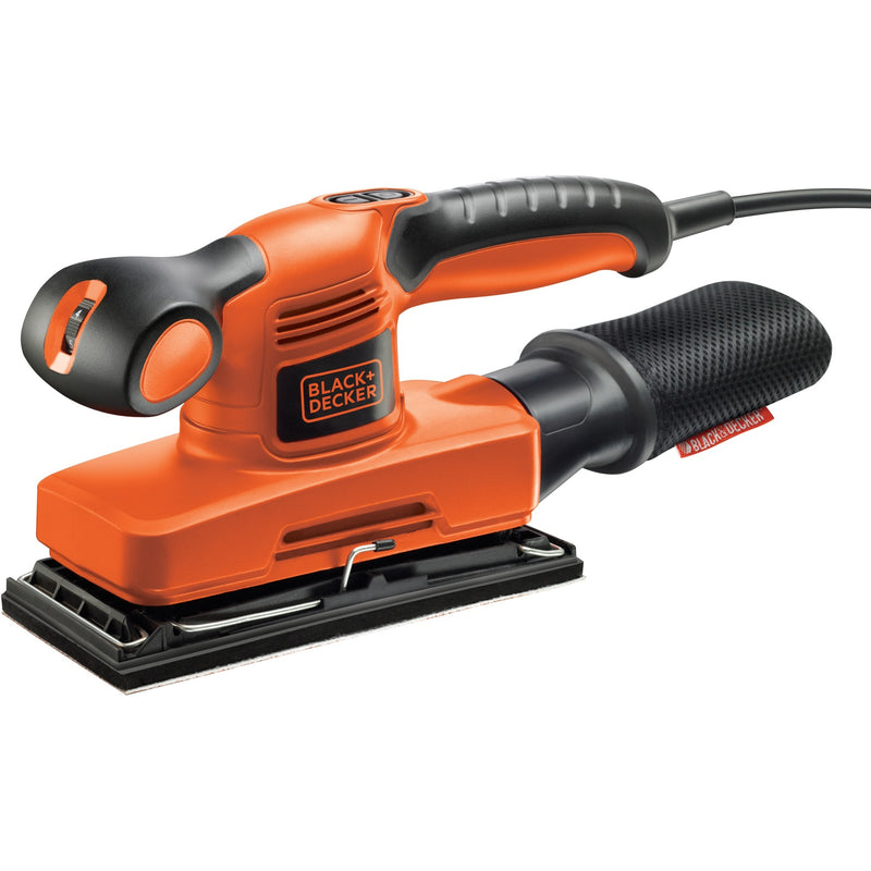 Load image into Gallery viewer, Black+decker 240w 1 3vel vlakschuurmachine (zwart oranje)
