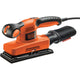 Black+decker 240w 1 3vel vlakschuurmachine (zwart oranje)