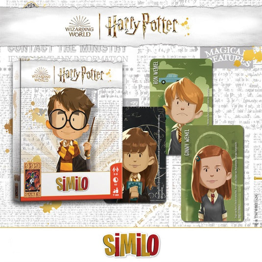 999games 999 games similo: harry potter kaartspel (nederlands, 2 - 8 spelers, 10 minuten, vanaf 7 jaar)