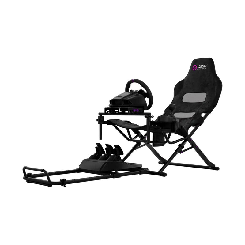 Load image into Gallery viewer, Lorgar advanced raf1 racing simulator (zwart)
