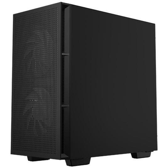 Deepcool ch360 mini tower behuizing (zwart | 1x usb-a | 1x usb-c | rgb | tempered glass)