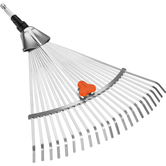 Gardena combisystem bladhark hark - werkbreedte verstelbaar 30 50 cm - aanbevolen steellengte 130 cm