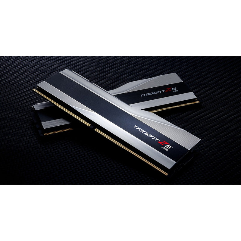Load image into Gallery viewer, G.skill trident z5 rgb 32 gb ddr5-6400 (2x 16 gb) werkgeheugen (zilver, f5-6400j3239g16gx2-tz5rs, xmp 3.0)
