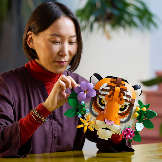 Lego art - de faunacollectie – tijger constructiespeelgoed (31217)