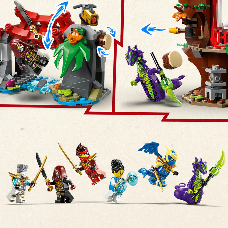 Load image into Gallery viewer, Lego ninjago - ninjavoertuigen bij de boomhut constructiespeelgoed (71857)
