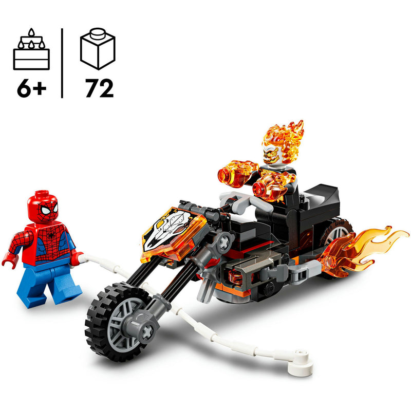 Load image into Gallery viewer, Lego super heroes 76335 marvel spider-man vs. ghost rider motor
