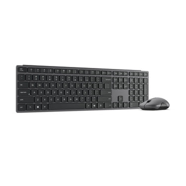 Lenovo 700 modern multi-device wireless combo desktopset (grijs, us lay-out (qwerty), 100%, 4000 dpi, 2.4 ghz, bt 5.3, usb-a)