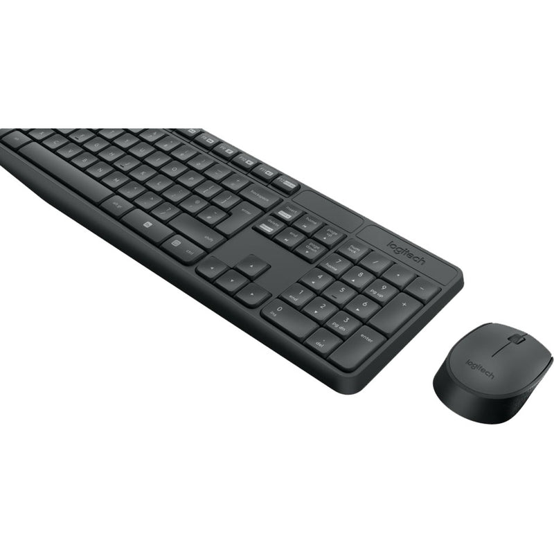 Load image into Gallery viewer, Logitech mk235 draadloze desktopset (zwart, us-international lay-out (qwerty))
