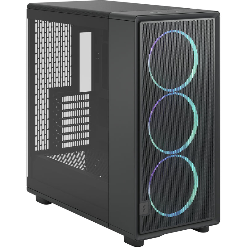 Afbeelding laden in galerijviewer, Fractal design epoch xl tg rgb midi tower behuizing (zwart | 2x usb-a | 1x usb-c | rgb | tempered glass)
