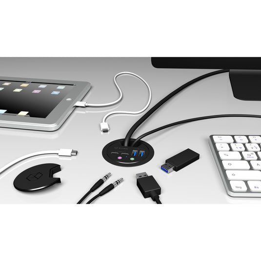 Icy box ib-hub1403b usb-hub