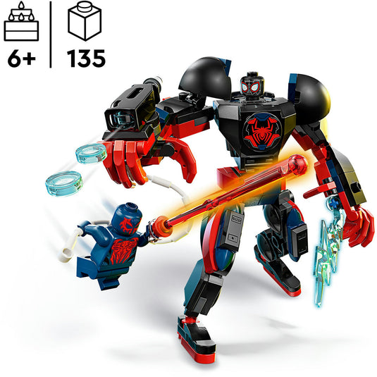 Lego marvel 76337 miles morales mecha vs. spider-man