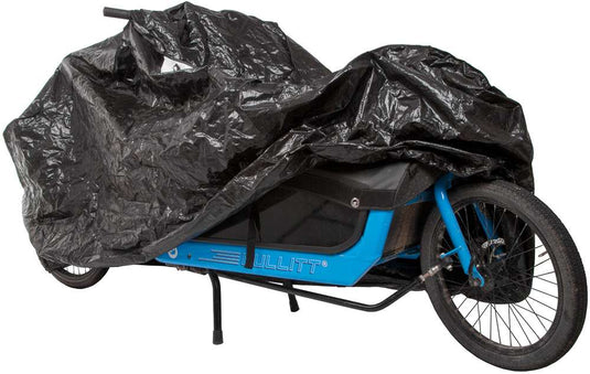 M-Wave Fietsbeschermhoes Cargo 280 x 135 cm zwart