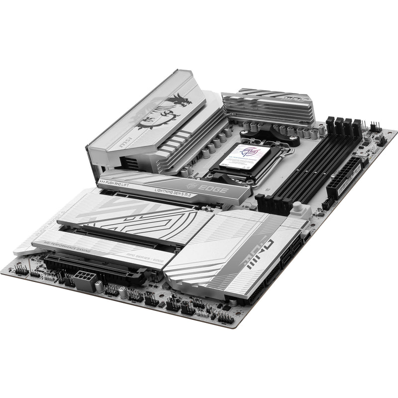 Load image into Gallery viewer, Msi mpg x870e edge ti wifi socket am5 moederbord (zilver, 5gb-lan, wi-fi 7, bt, sound, atx)
