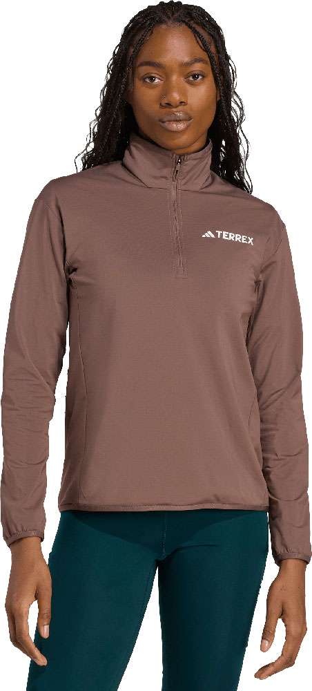 Load image into Gallery viewer, Adidas multi climawarm 1 2 zip - women's fleece jacket
