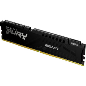 Kingston fury 16 gb ddr5-5600 werkgeheugen (zwart, kf556c40bb-16, beast, xmp)