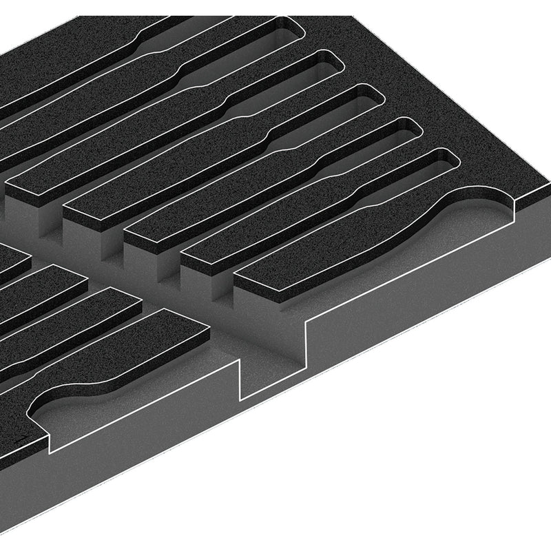Load image into Gallery viewer, Wera zelfaanpassende steeksleutel 6000 joker set 1 gereedschapsset (zwart grijs, combinatie ratelsleutelset, in schuimrubberen inzet voor werkplaatswagen)
