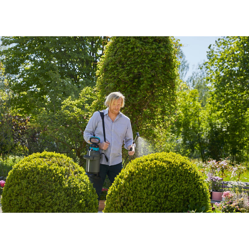 Load image into Gallery viewer, Gardena drukspuit 5 l easypump (grijs turquoise, 11136-20)
