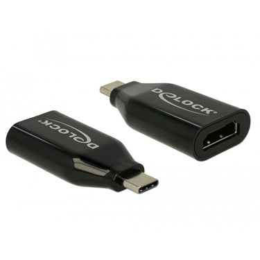 Delock usb-c male > hdmi female 4k 60 hz adapter (zwart)
