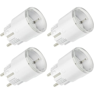 Shelly plug s gen3 slimme wifi, 4 stuks stekker (wit, matter, wifi, bluetooth)