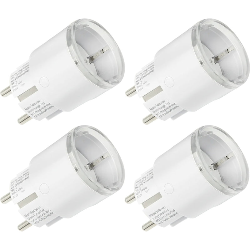 Load image into Gallery viewer, Shelly plug s gen3 slimme wifi, 4 stuks stekker (wit, matter, wifi, bluetooth)
