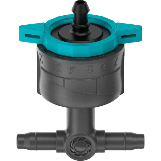 Gardena verstelbare seriedruppelaar 1-8 l u, drukcompenserend druppelaar (zwart turquoise)