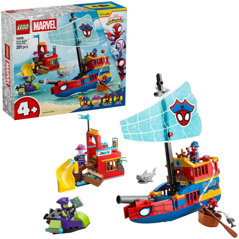 Load image into Gallery viewer, Lego marvel - team spidey piratenschip constructiespeelgoed (11208)
