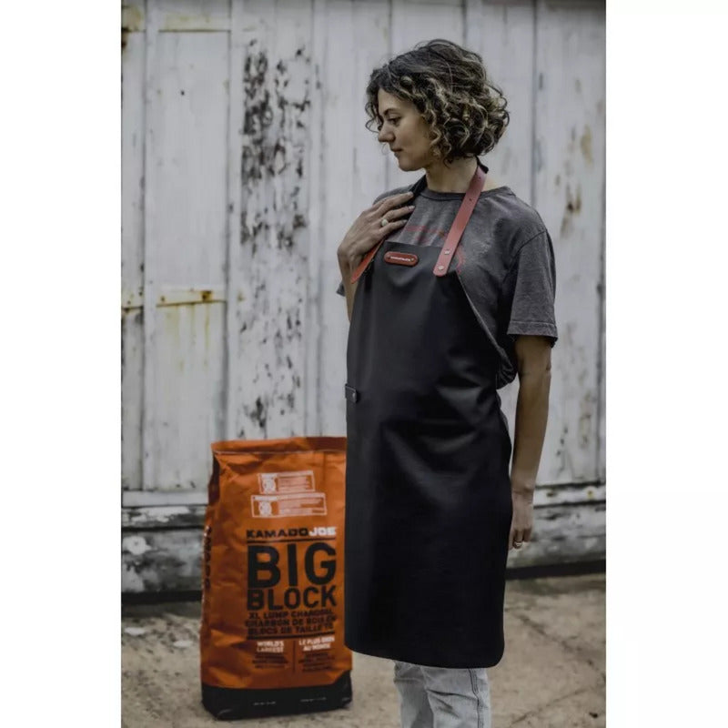 Load image into Gallery viewer, Kamado joe leren schort (bruin, one size fits all)
