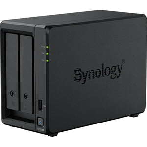 Synology diskstation ds725+ nas (zwart, 2x lan, usb-a 3.2 (5 gbit s))