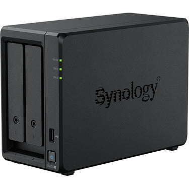 Synology diskstation ds725+ nas (zwart, 2x lan, usb-a 3.2 (5 gbit s))