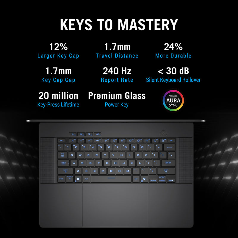 Afbeelding laden in galerijviewer, Asus rog zephyrus g16 gu605cp-qr103w 16 gaming laptop (grijs | core ultra 9 285h | rtx 5070 | 32 gb | 1 tb ssd)
