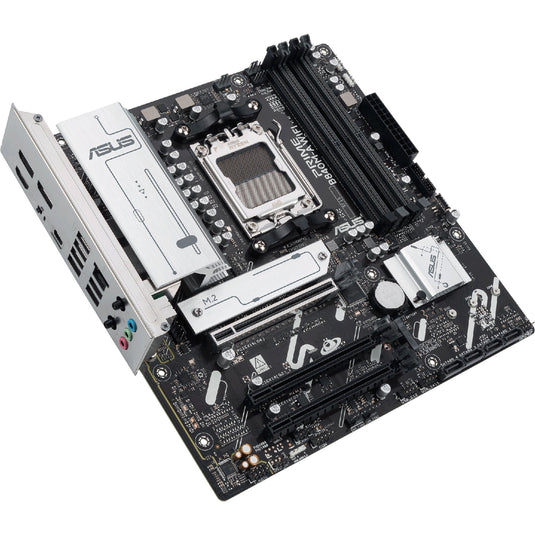Asus prime b840m-a wifi socket am5 moederbord (2.5 gbe-lan, wi-fi 6e, bt, sound, µatx)