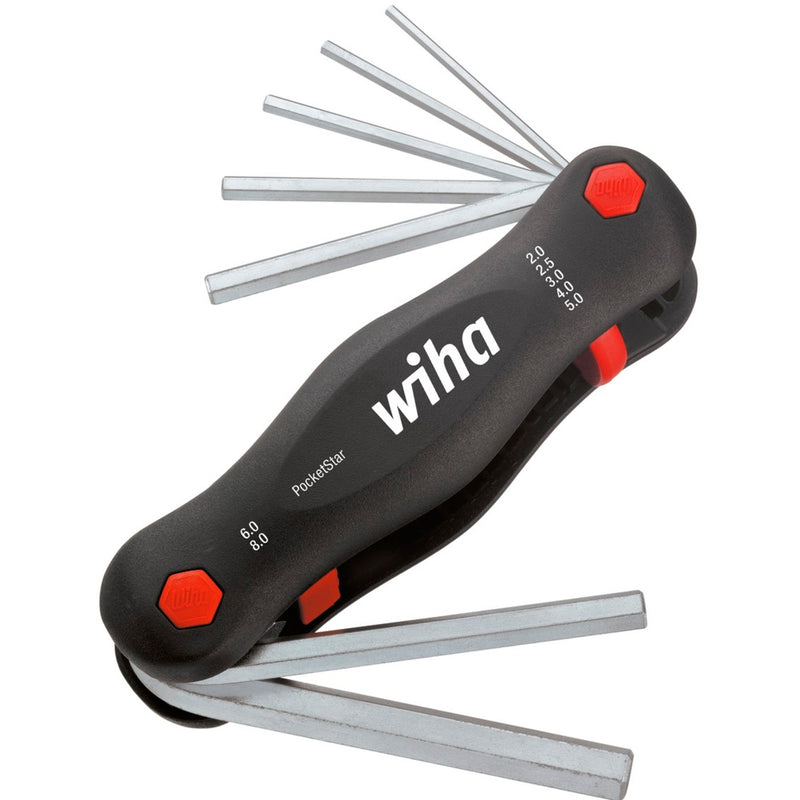 Load image into Gallery viewer, Wiha multitool pocketstar (zwart, 7-delig)
