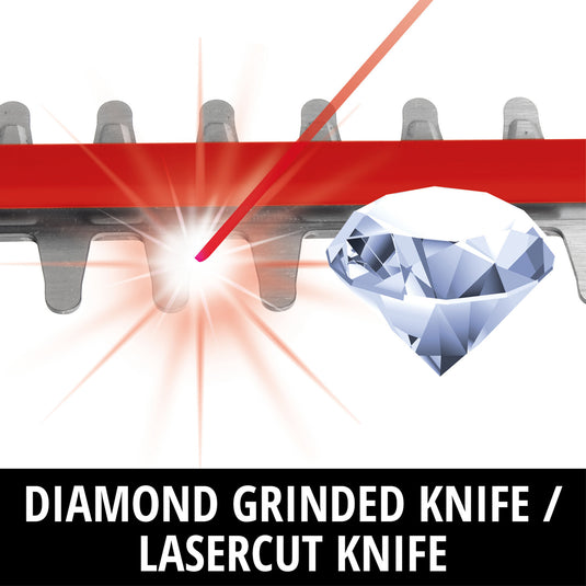 Einhell professional accu heggenschaar gp-ch 18 50 li bl-solo (rood zwart, accu en oplader niet inbegrepen)