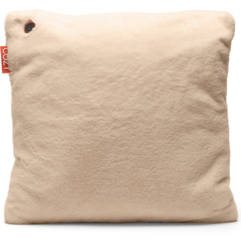 Load image into Gallery viewer, Cozy una teddy 45 x 45 cm draadloos warmtekussen (lichtbeige, powerbank 5000 mah)
