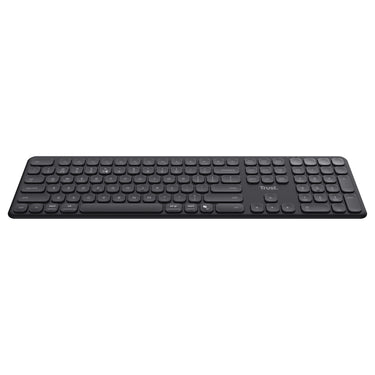 Trust vaiya draadloos toetsenbord (zwart, us lay-out (qwerty), 100%, bluetooth 2.4ghz)