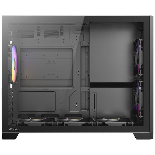 Antec flux m mini tower behuizing (zwart | 1x usb-a | 1x usb-c | tempered glass)