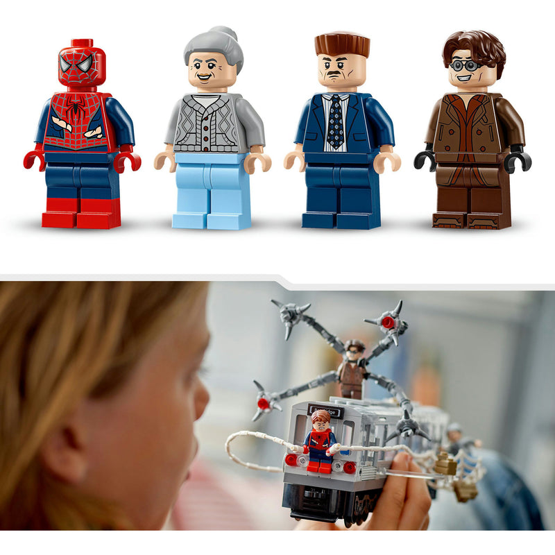 Load image into Gallery viewer, Lego super heroes marvel 76321 spider-man vs doc ock metroscene
