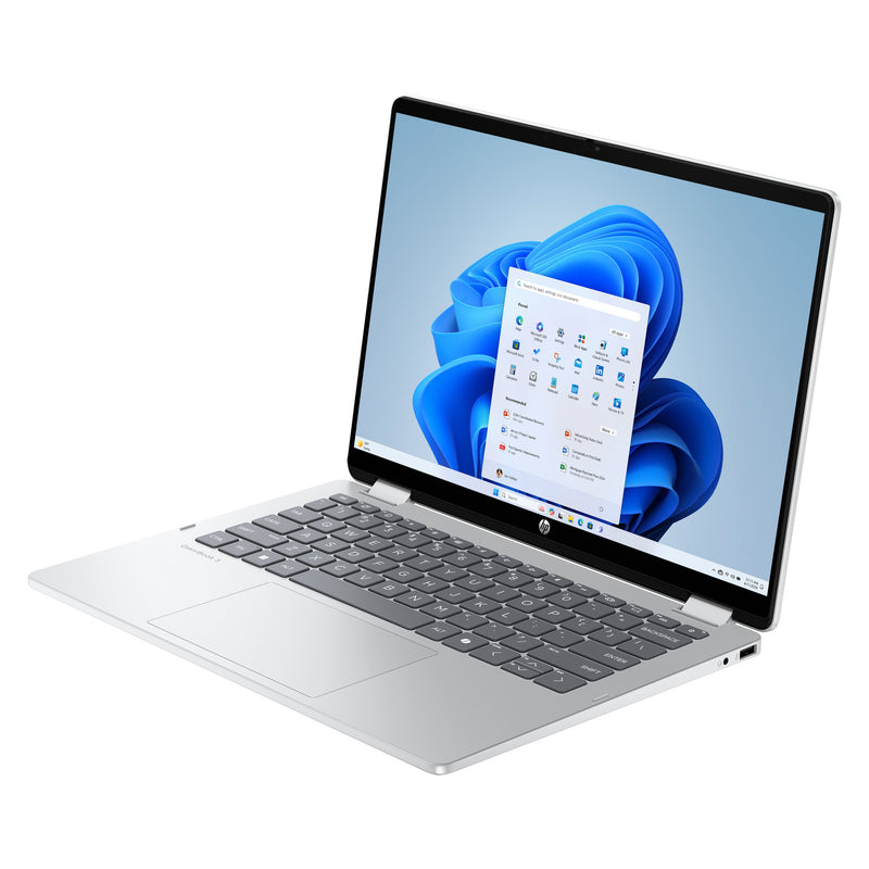 Load image into Gallery viewer, Hp omnibook 5 flip 2-in-1 14-fp0255ndx 14 laptop (zilver | core 5 120u | intel graphics | 16 gb | 512 gb ssd | touch)
