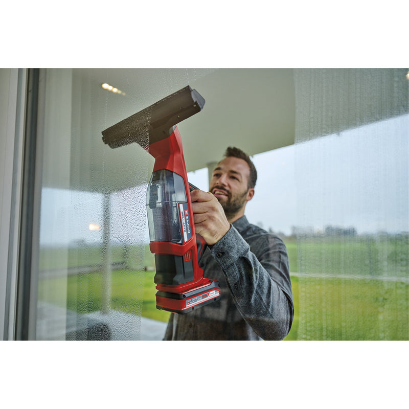 Load image into Gallery viewer, Einhell accu raamreiniger brillianto (rood, accu en lader niet inbegrepen)
