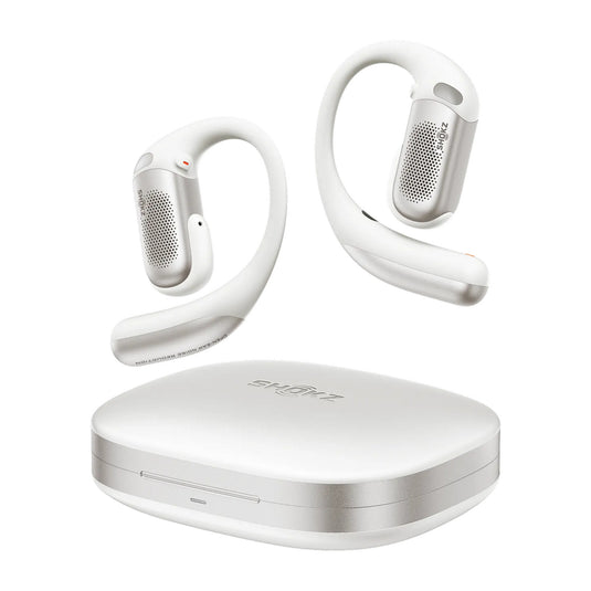 Shokz openfit pro open-ear hoofdtelefoon (wit)