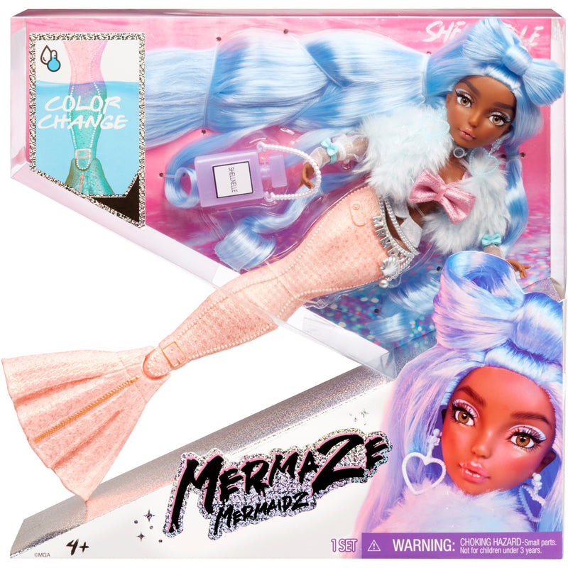 Load image into Gallery viewer, Mga entertainment mermaze mermaidz - color change shellnelle pop
