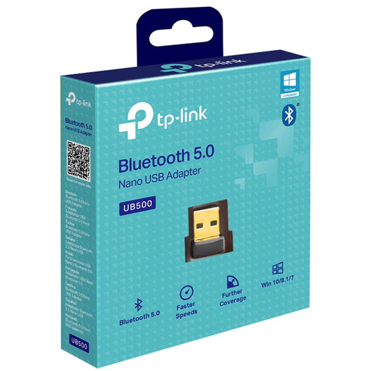 Tp-link bluetooth 5.0 nano usb adapter bluetooth adapter (zwart)