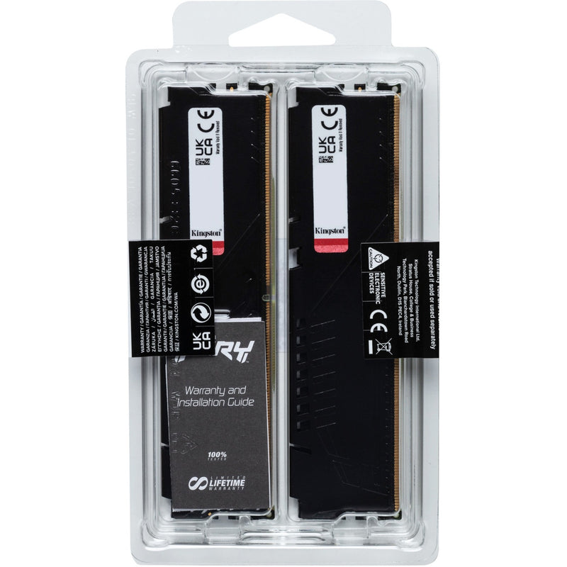 Load image into Gallery viewer, Kingston fury 32 gb ddr5-5600 (2x 16 gb) kit werkgeheugen (zwart, kf556c40bbk2-32, beast, xmp)
