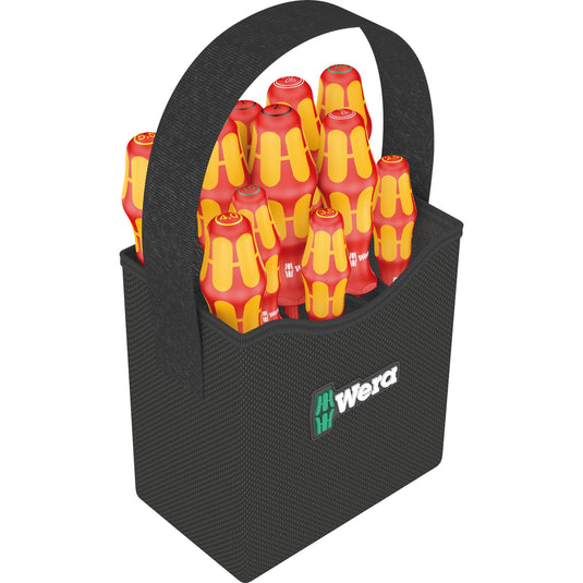 Wera kraftform 2go 100 schroevendraaier (rood geel)