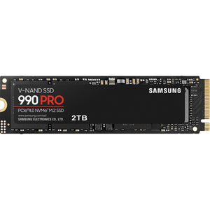 Samsung 990 pro 2 tb ssd (mz-v9p2t0bw, pcie gen 4.0 x4, nvme 2.0)