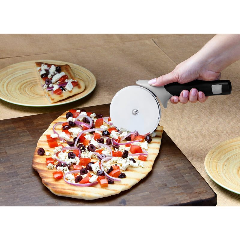 Load image into Gallery viewer, Weber pizzasnijder mes (roestvrij staal zwart)
