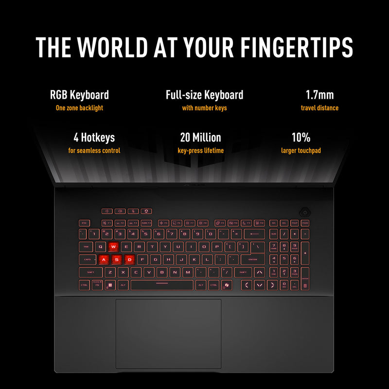 Load image into Gallery viewer, Asus tuf gaming a18 fa808up-s8011w 18 gaming laptop (zwart grijs | r7 260 | rtx 5070 | 16 gb | 1 tb ssd)
